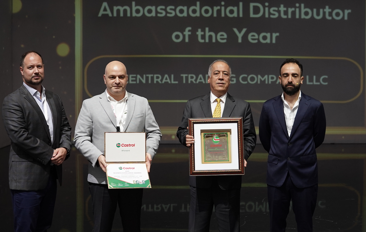 Central Trading Company Named Ambassadorial Distributor of the Year at Castrol Business Excellence Awards 2023